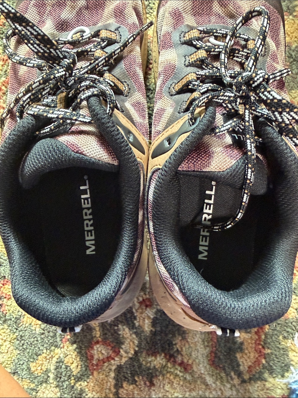 Merrell Women's tan and black leopard Athletic Shoes - Picture 7 of 7
